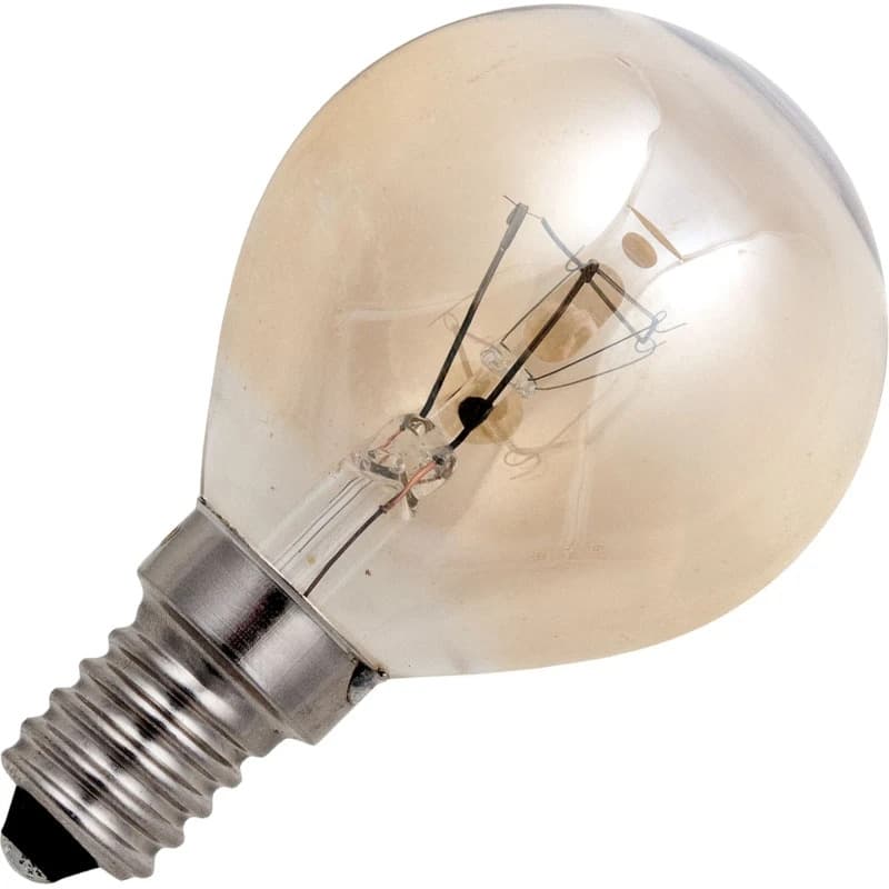 Schiefer E14 Kogel Gloeilamp | 40W Goud 290lm 220V/240V | Dimbaar