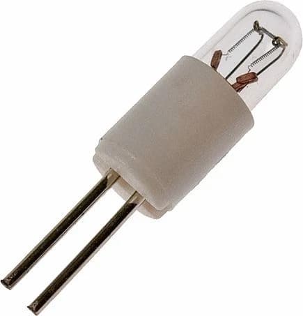 Schiefer Bi-pin Gloeilamp | 0.72W 12V 60mA 2500K | 3.2x9.5mm | 10 stuks