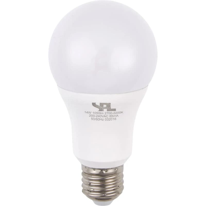 SPL E27 LED Lamp | 14W 2200K/2700K 220V/240V 922/927 | 270° Dimbaar