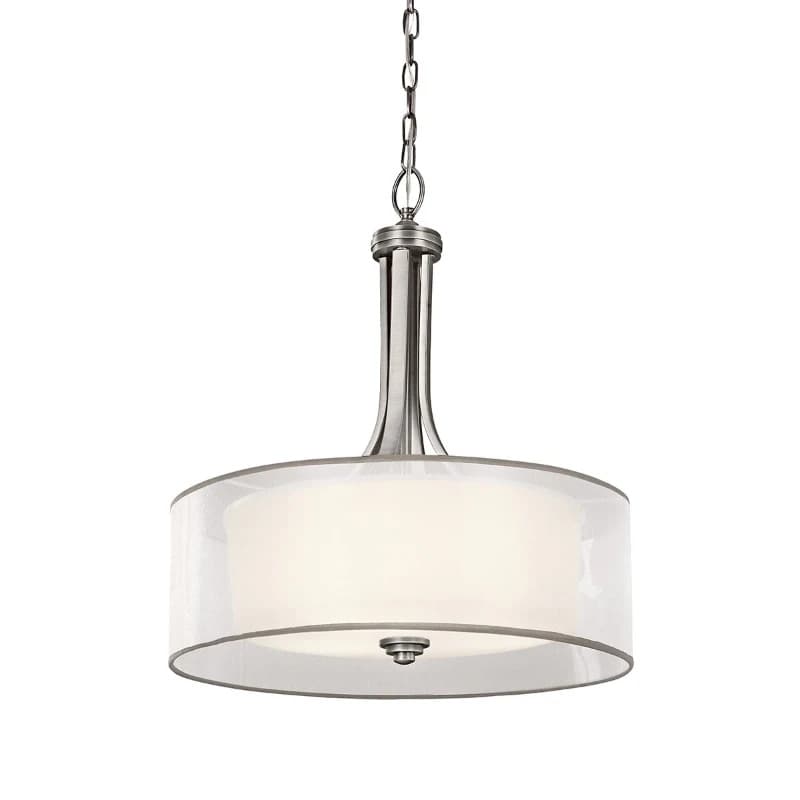 Kichler LED Hanglamp Lacey | 4X E27 Max 60W | Dimbaar | Antique Pewter