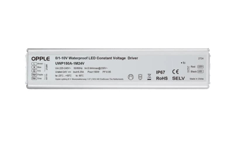 Opple LED Driver | 150W 24V | 1-10V Dimbaar IP67