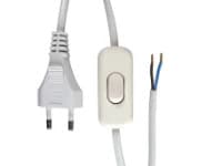 VB Extend Aansluitsnoer + schakelaar 2x0.75mm 2 meter witmax 2,5A