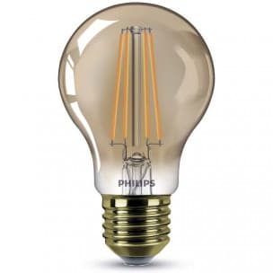 Philips E27 Led Lamp Goud | 8W=50W 2200K | Goud 822 Dimbaar