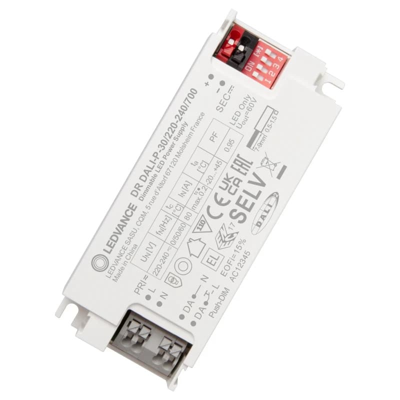 Ledvance LED Driver | LED DRIVER DALI PERFORMANCE GEN 3 -30/220-240/700 | DALI Dimbaar IP20