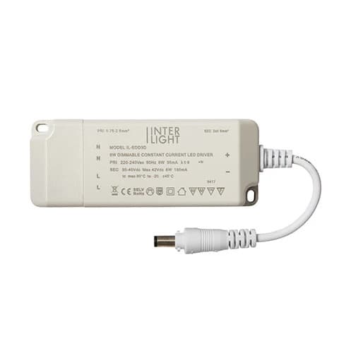 Interlight LED Driver | 180mA 8W 42V | Dimbaar IP20
