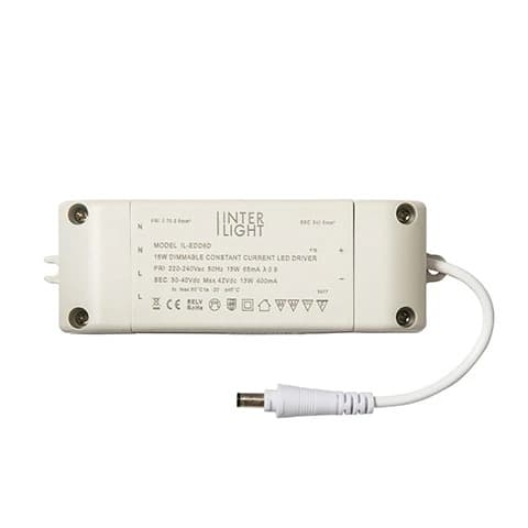 Interlight LED Driver | 400mA 15W 42V | Dimbaar IP20